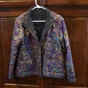 Chico’s reversible jean jacket